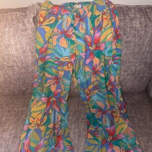 Billabong Multicolor Floral Crop Pants